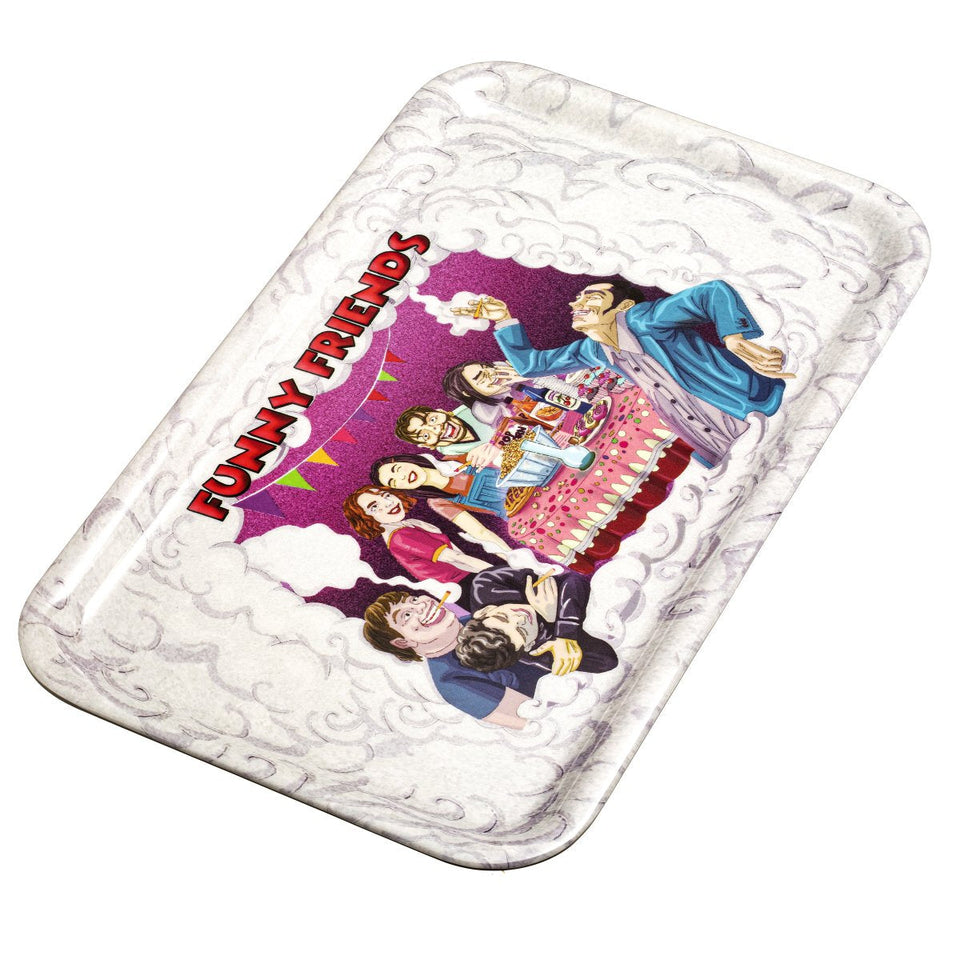 PUCKER ROLLIN BUDZ Funny Friends Rolling Tray