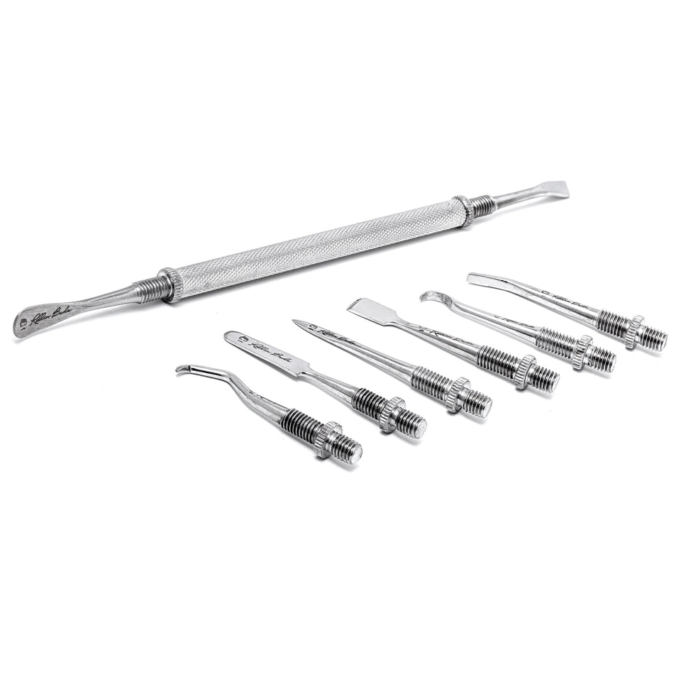 PUCKER ROLLIN BUZ Dab Tool Kit Interchangeable Tips Surgical Steel