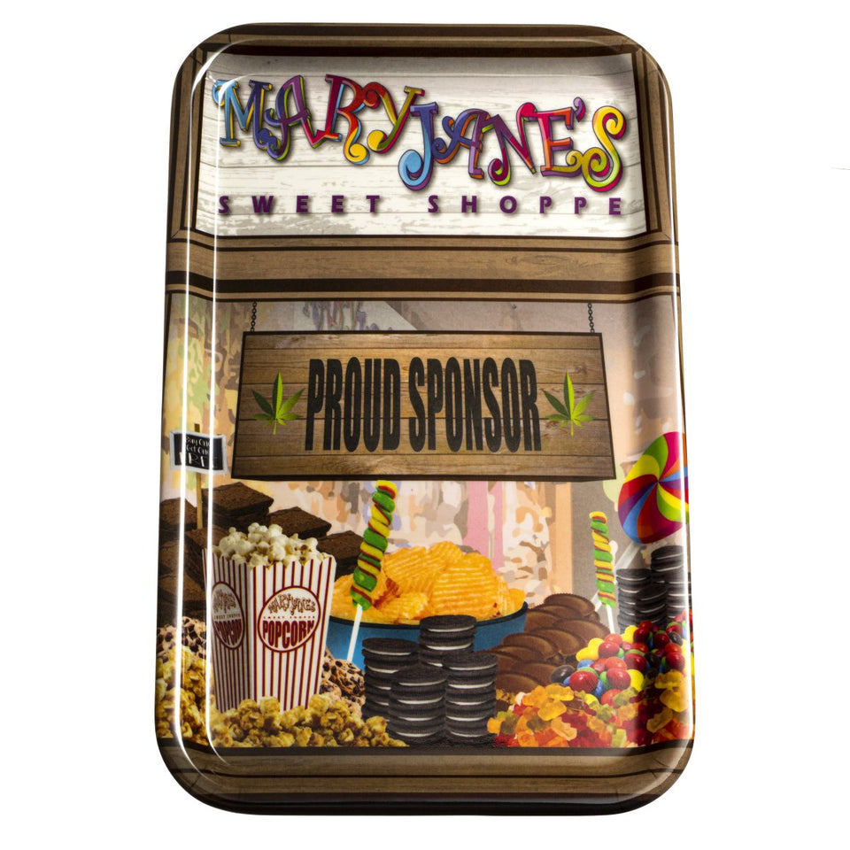 PUCKER ROLLIN BUDZ Mary Janes Sweet Shoppe Rolling Tray