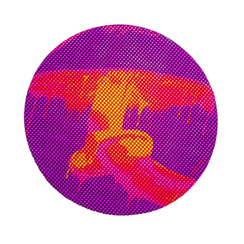 PUCKER ROLLIN BUDZ 5" Trippy Mushroom Smoking Dab Mat