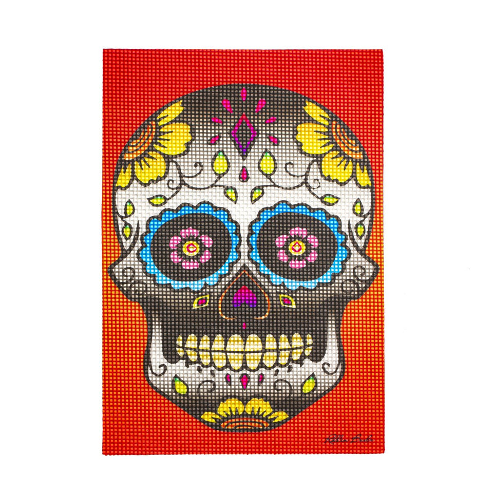 PUCKER ROLLIN BUDZ 5x8 Sugar Skeleton Smoking Dab Mat