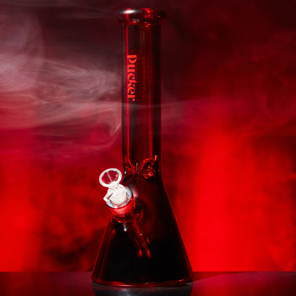 Pucker Smoking Bong Sepia Water Pipe 7mm