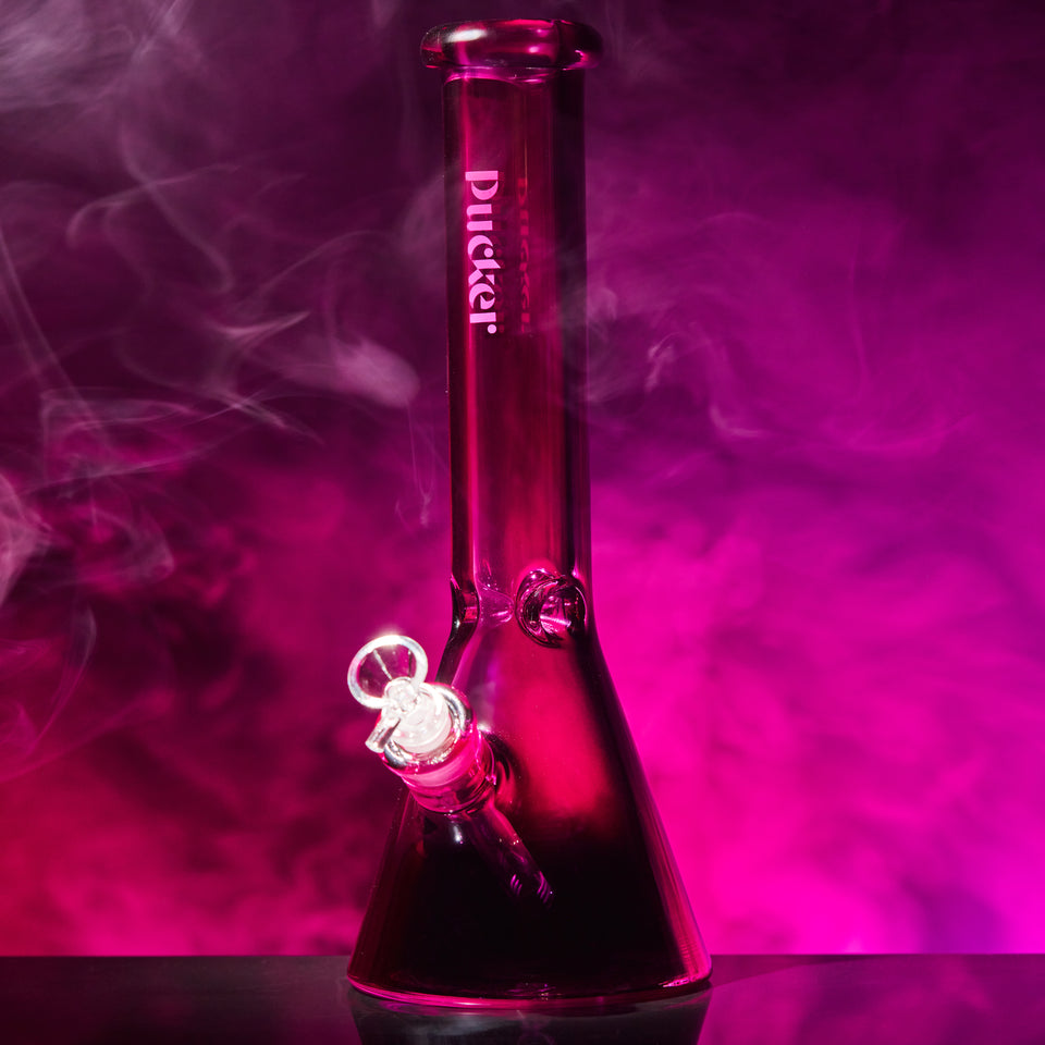 Pucker Smoking Bong Sepia Water Pipe 7mm