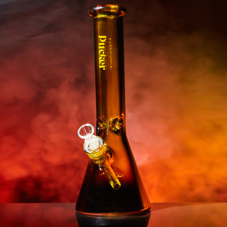 Pucker Smoking Bong Sepia Water Pipe 7mm