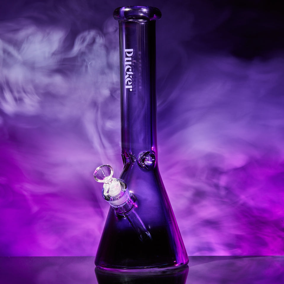 Pucker Smoking Bong Sepia Water Pipe 7mm