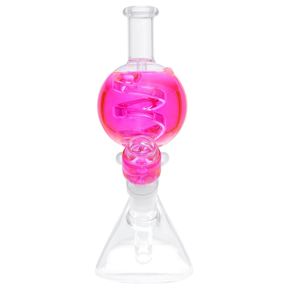 PUCKER Goblet Freeze Smoking Water Pipe Bong Glycerin-filled