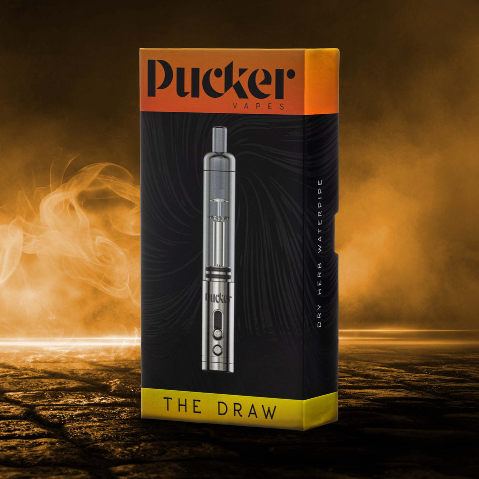 PUCKER The Draw Water Vaporizer Dry Herb Pipe