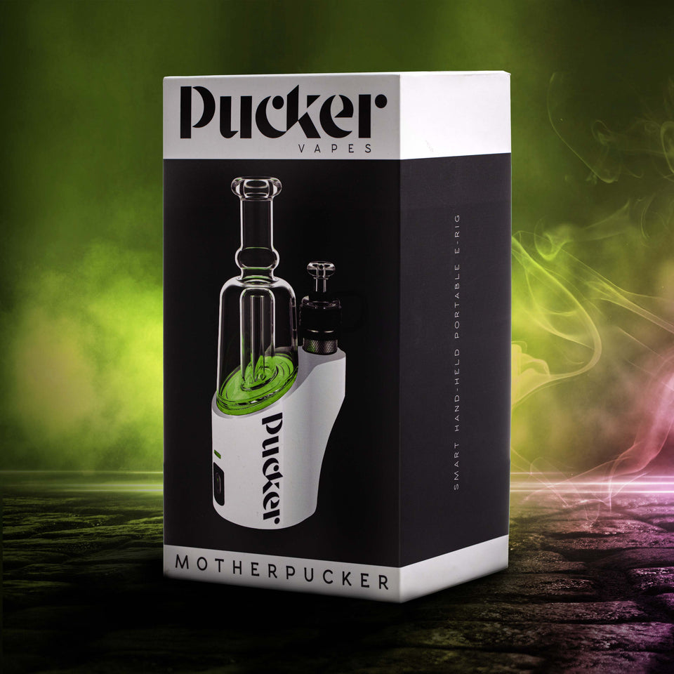 PUCKER Mother Pucker  Vaporizer Rated Best Dab Rig oil or wax optional add on dry herb