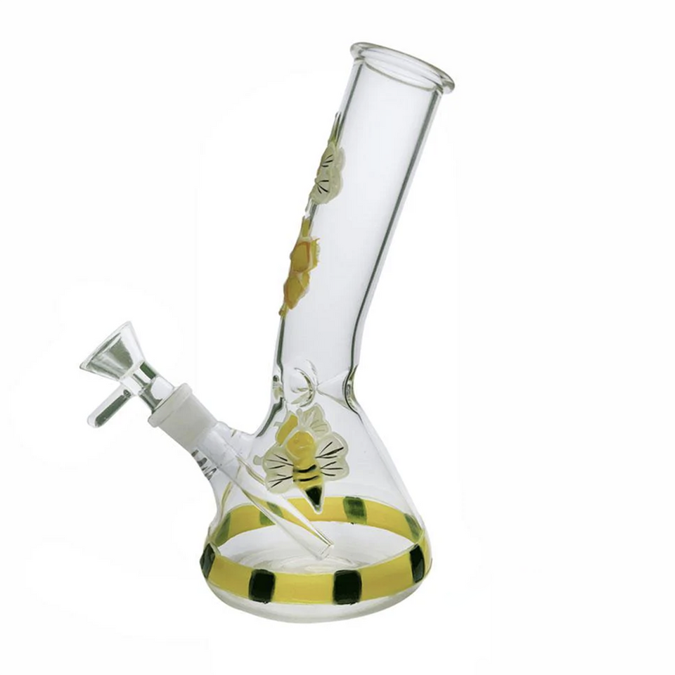 PUCKER ROLLIN BUDZ Glowing Bee Water Pipe