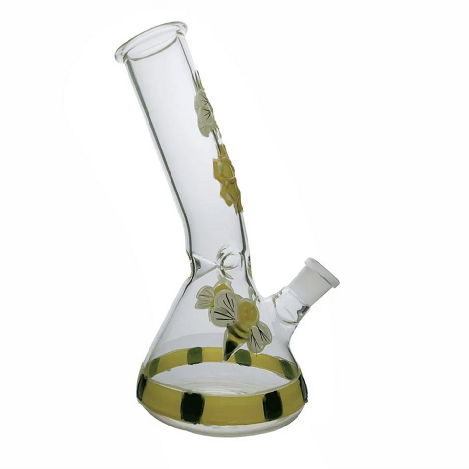 PUCKER ROLLIN BUDZ Glowing Bee Water Pipe